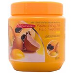 Carebeau Маска для волос Папайя и яичный желток Papaya and Egg Yolk Hair Treatment WAX - изображение