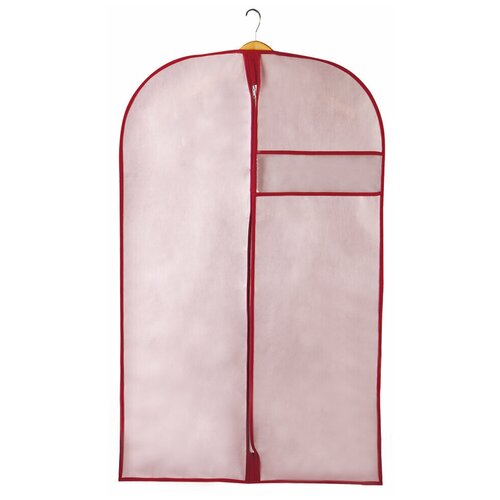 фото Чехол для одежды "хризантема", д1300 ш600, розовый, бордовый handy home