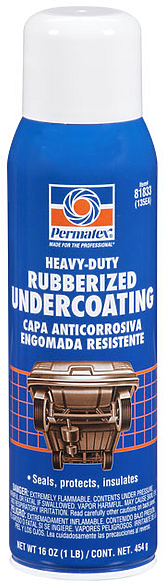 PERMATEX 81833 антикоррозионное покрытие permatex heavy duty rubberized undercoating