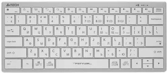 Клавиатура A4TECH Fstyler FBX51C, USB, Bluetooth/Радиоканал, серый [fbx51c grey]
