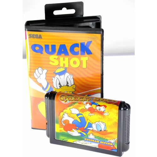 Игра Quack Shot Starring Donald Duck для SEGA 16bit Русская версия игра sonic 3d blast для sega 16bit русская версия