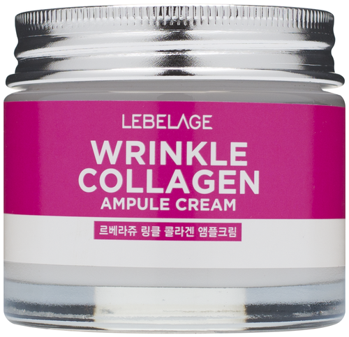 Lebelage Ampule Cream Wrinkle Collagen Ампульный крем для лица с коллагеном против морщин, 70 мл