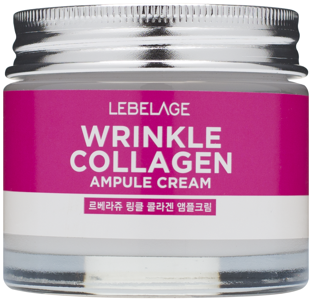 Lebelage Ampule Cream Wrinkle Collagen Ампульный крем для лица с коллагеном против морщин