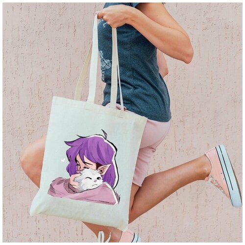 фото Сумка шоппер дом совы нет бренда