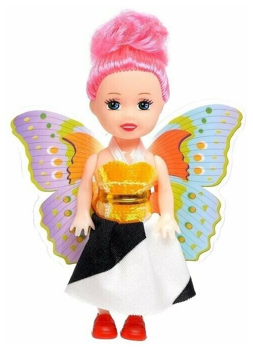 Кукла малышка с крыльями, разноцветный 1 шт.