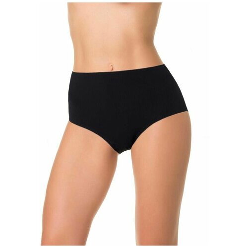 фото Трусы с высокой линией талии из микрофибры amoret | черный | xxl