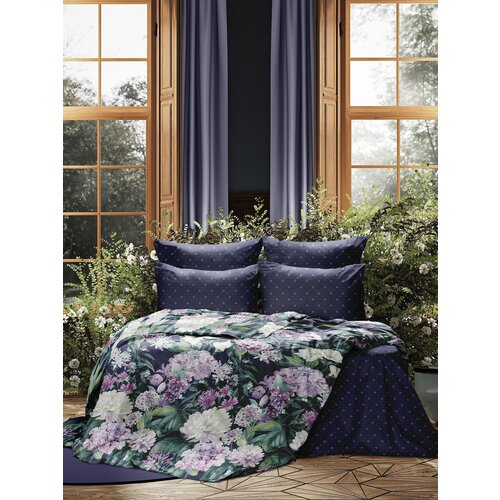 Комплект постельного белья Mia Cara Семейный, Перкаль, Хлопок, наволочки 70х70, дуэт, с 2 пододеяльниками 145х215 / Флоренция 37058-1/37061-6