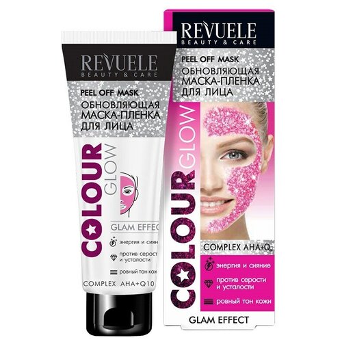 Revuele Маска-пленка для лица обновляющая Color Glow, 80 мл