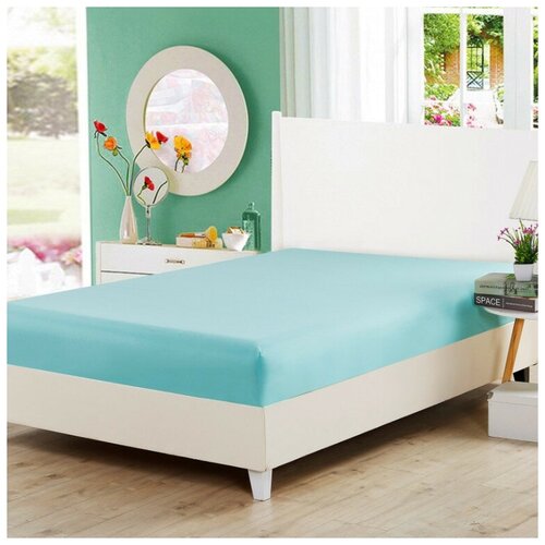 фото Простынь без резинки valtery pkp-4 / 150 х 220 см / поплин