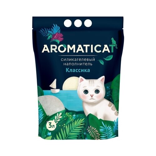 AromatiCat Силикагелевый наполнитель Классика 3л 1,25 кг 34406 (2 шт)