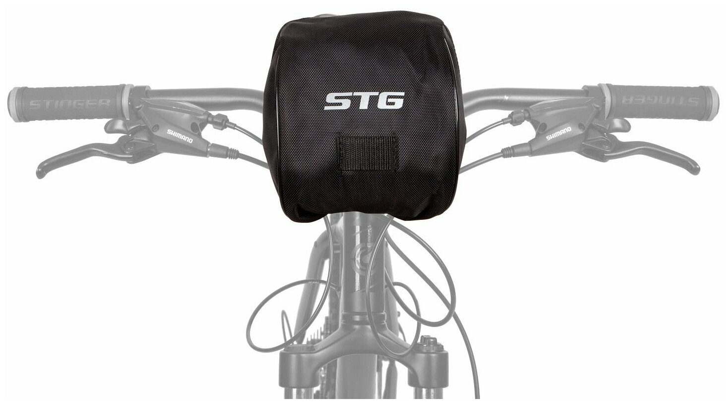 Велосумка STG на руль 555-593, черный, 2 л - фотография № 4
