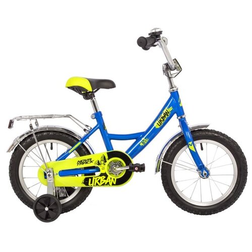 Городской велосипед Novatrack Urban 14 (2022) синий 9