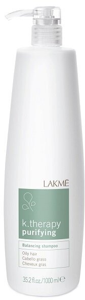 Шампунь восстанавливающий баланс для жирных волос Balancing Shampoo Oily Hair, Lakme, 1000 мл.