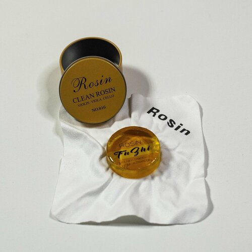 paris rosin канифоль для скрипки альта виолончели 451075 Канифоль Fuzhi Premium для виолончели, скрипки RoSin no.816. желтый