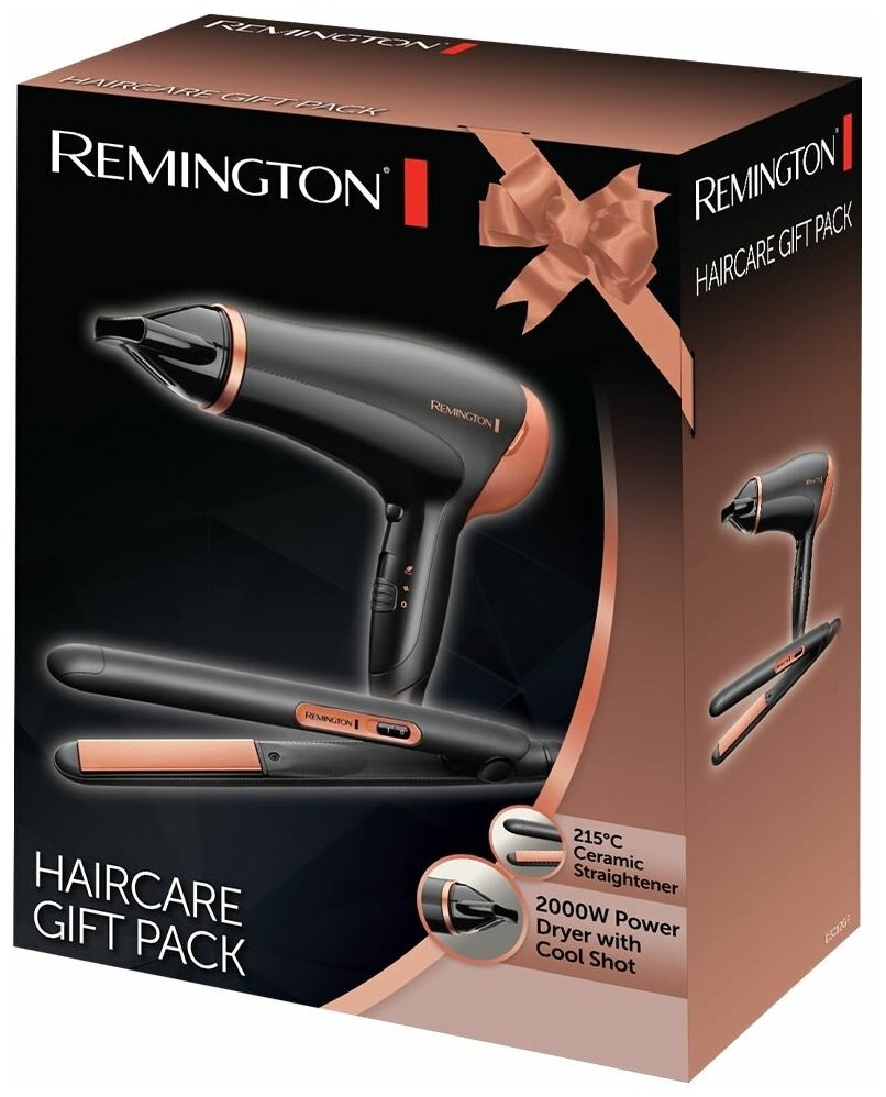 Набор фен и выпрямитель Remington D3012GP Haircare Giftpack - фотография № 7