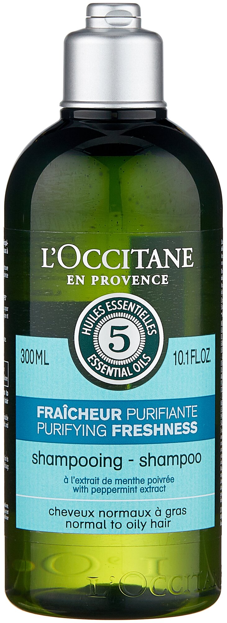 L'Occitane en Provence шампунь Аромакология Живительная свежесть для нормальных и жирных волос