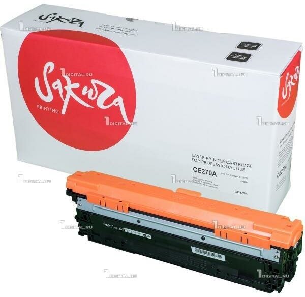 картридж Sakura CE270A - фото №8
