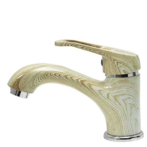 Смеситель СМ-Т15/дерево 01 (Ригель-Сиб) для умывальника