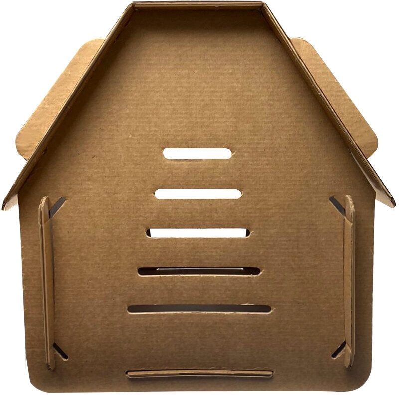 Dono Della картонный домик для кошек и собак (39 х 30 х 40 см.) - фото №5