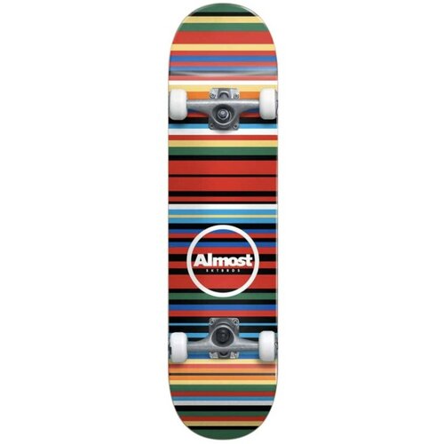 Скейтборд в сборе Almost Thin Strips FP Black 7.75 подвески для скейтборда original trucks co 5 5 silver