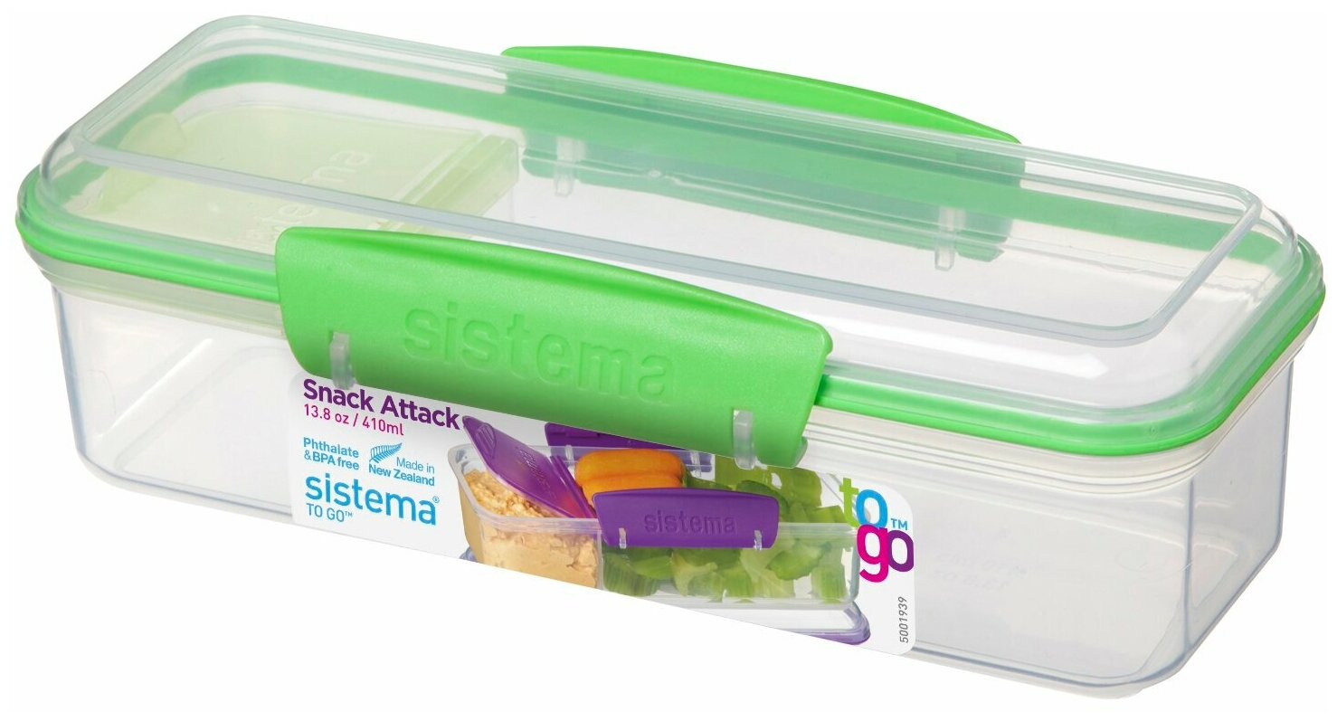    Sistema To-Go Snack Attack 410 Green (21479)