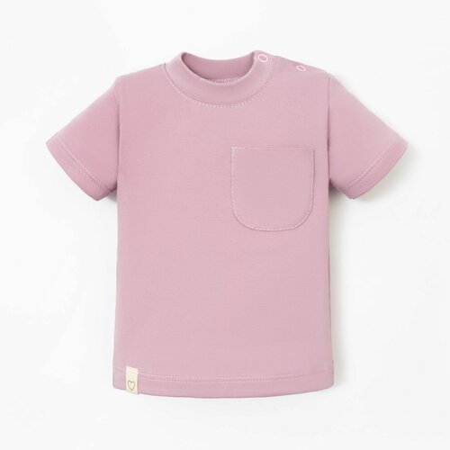 фото Футболка крошка я, размер 86, розовый