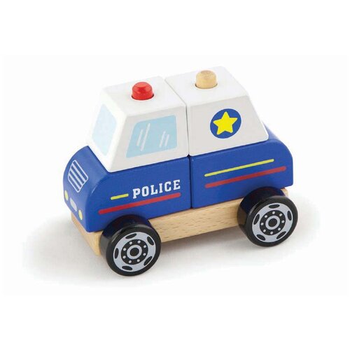Развивающая игрушка Viga Полицейская машина, 4 дет.