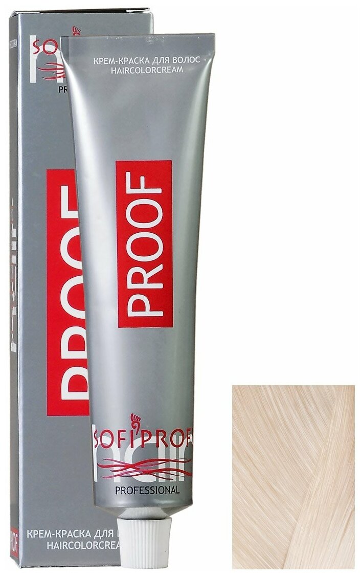 Sofiprofi Крем-краска для волос PROOF, 12.0 специальный платиновый блондин