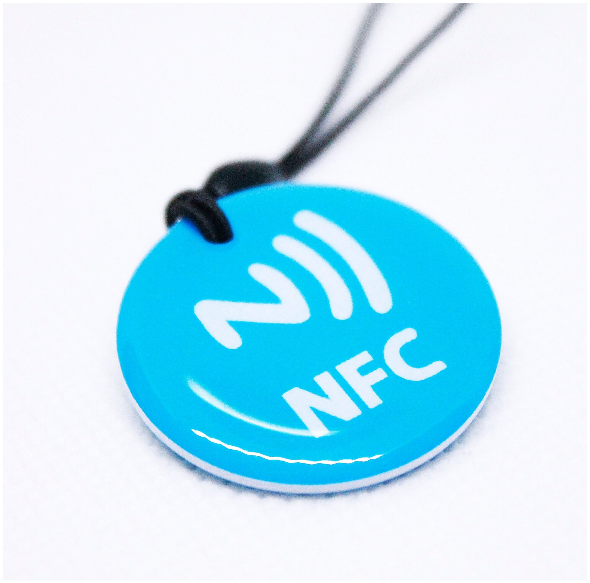 Метка NFC NTAG213 эпоксидная. Для автоматизации, умный дом, электронная визитка НФС. Цвет синий - фотография № 3