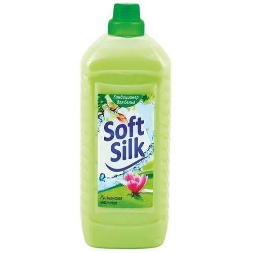 SOFT SILK Кондиционер для белья Луизианская магнолия, 2 л, 2 кг