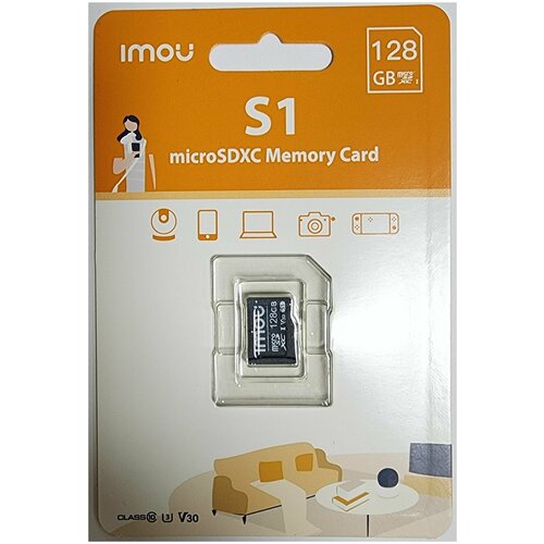 Карта памяти IMOU High Endurance 128 ГБ для камеры видеонаблюдения microSDXC