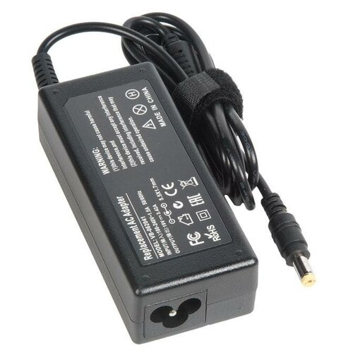 Блок питания (сетевой адаптер) для ноутбуков Acer 19V 3.42A 65W 5.5x1.7 мм черный, без сетевого кабеля