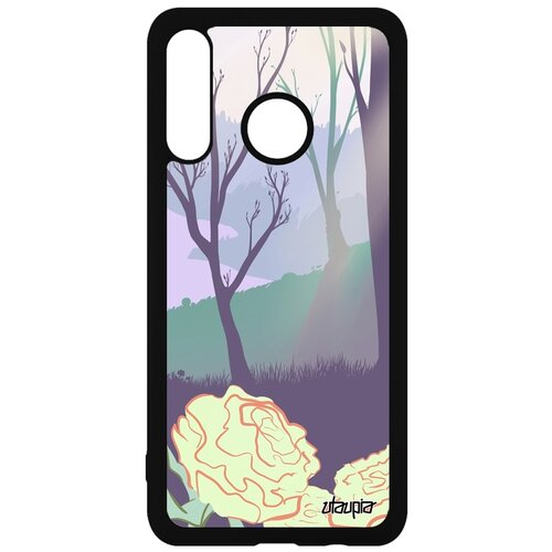 фото Чехол для мобильного p30 lite, "лесные розы" лес природа utaupia