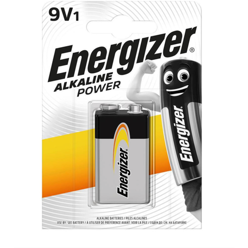 Батарейка крона Energizer Alkaline Power 6LR61 9V, 1 шт