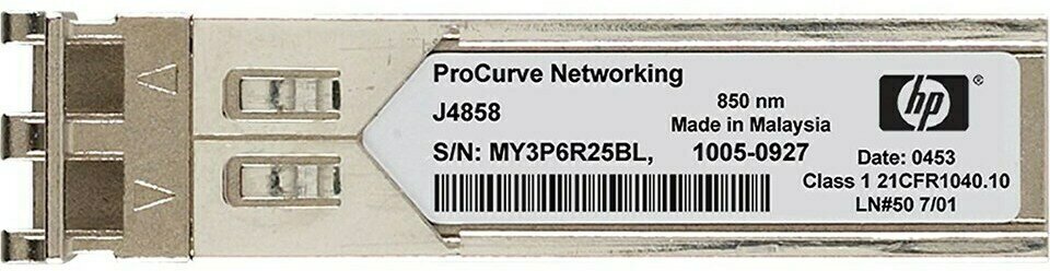 Трансивер HPE Aruba 1G SFP LC SX 500m MMF XCVR - фото №3