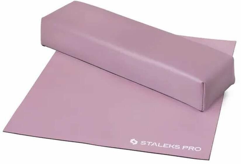 Staleks Подлокотник для маникюра с ковриком EXPERT 10 TYPE 1 (розовый)