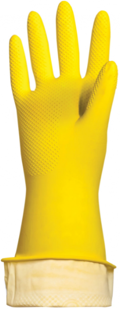 Перчатки Лайма латексные Стандарт, 1 пара, размер XL, цвет желтый - фотография № 16