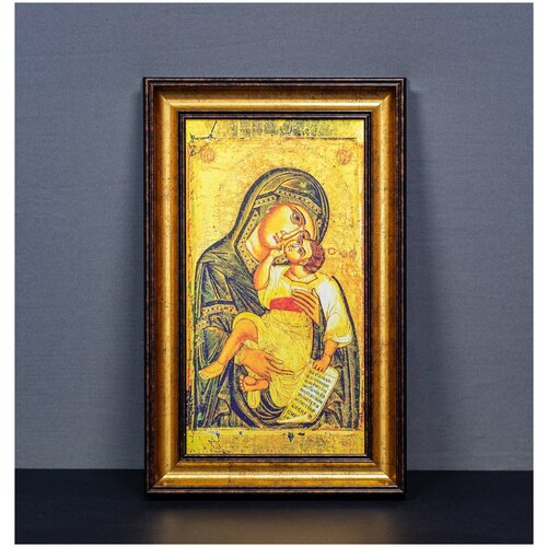Икона Богородицы икона пресвятая дева мария с младенцем иисусом 30х26 см gal 12 066 ик 08