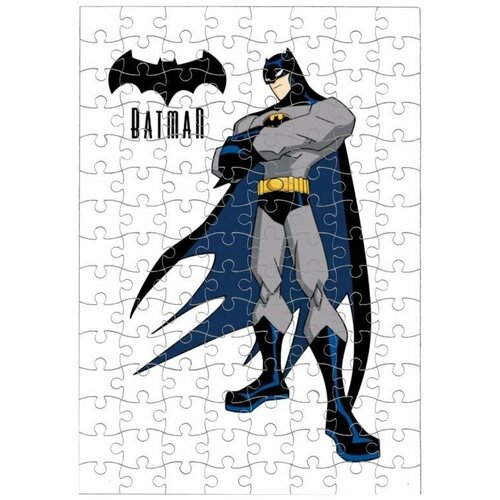 Пазл BUGRIKSHOP детям принт А4 Бэтмен, The Batman - BМ0006 блокнот bugrikshop принт а4 бэтмен the batman bм0006