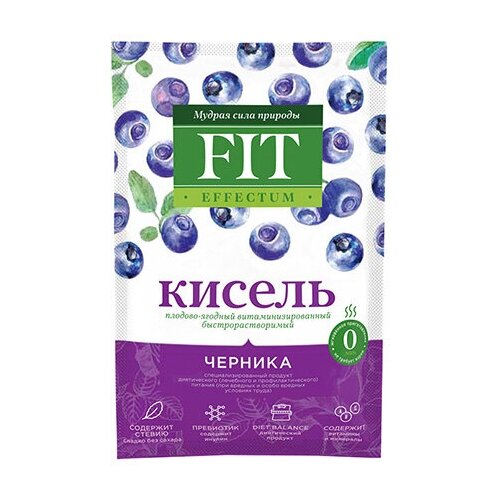 Fit Parad, Кисель "Черника", саше, 4 штуки