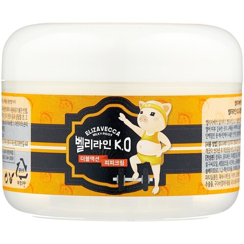 Крем для тела массажный подтягивающий ELIZAVECCA MILKY PIGGY K.O CREAM 100G.