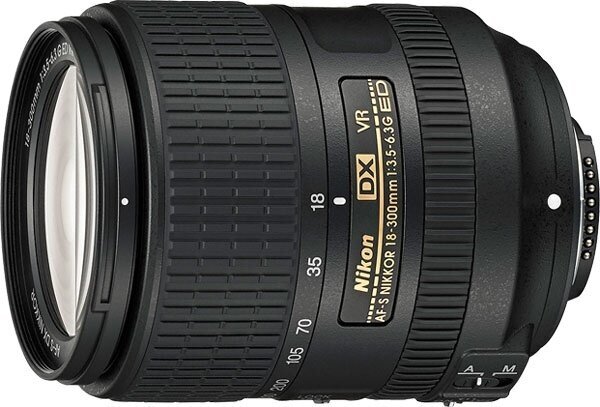 Объектив Nikon 18-300mm f/3.5–6.3G AF-S DX ED VR