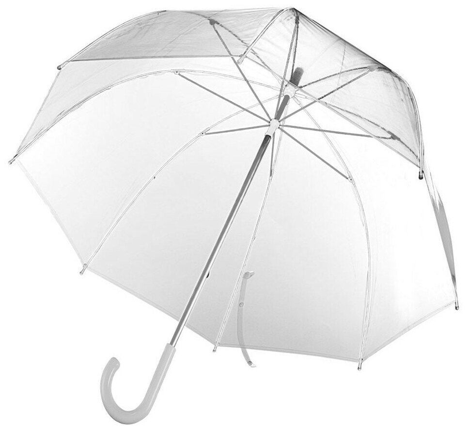 Зонт-трость Проект 111, прозрачный