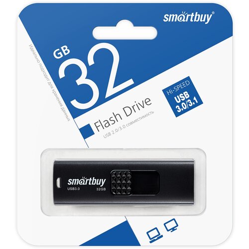 SmartBuy USB-Flash 32 GB SMARTBUY Fashion черный, USB3.0