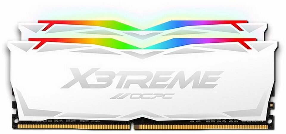 Модуль памяти 16GB OCPC X3 RGB DDR4 3600 WHITE (2x8GB) CL18