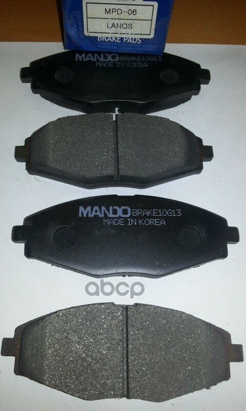 Колодки Тормозные Передние Mando арт. MPD06
