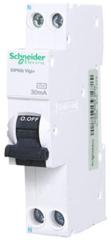 IDPN N Vigi+ дифференциальный автоматический выключатель 1P+N, 25A, 30mA, 6kA, тип A, электронный (хар-ка C) Schneider Electric