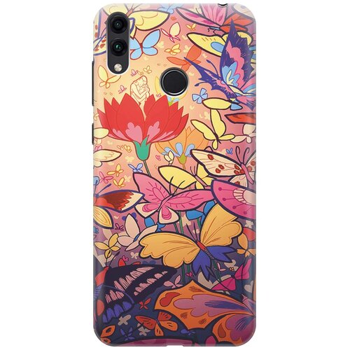 фото Re:paчехол - накладка artcolor для honor 8c с принтом "красочный мир"