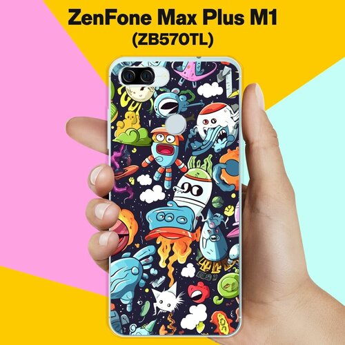 Силиконовый чехол на ASUS ZenFone Max Plus (M1) ZB570TL Пак / для асус Зенфон Макс Плюс М1