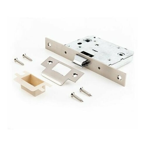 Защёлка врезная с фиксацией Apecs 5600-WC-NIS (матовый никель)